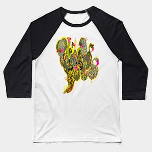 Flamingo Pear Baseball T-Shirt